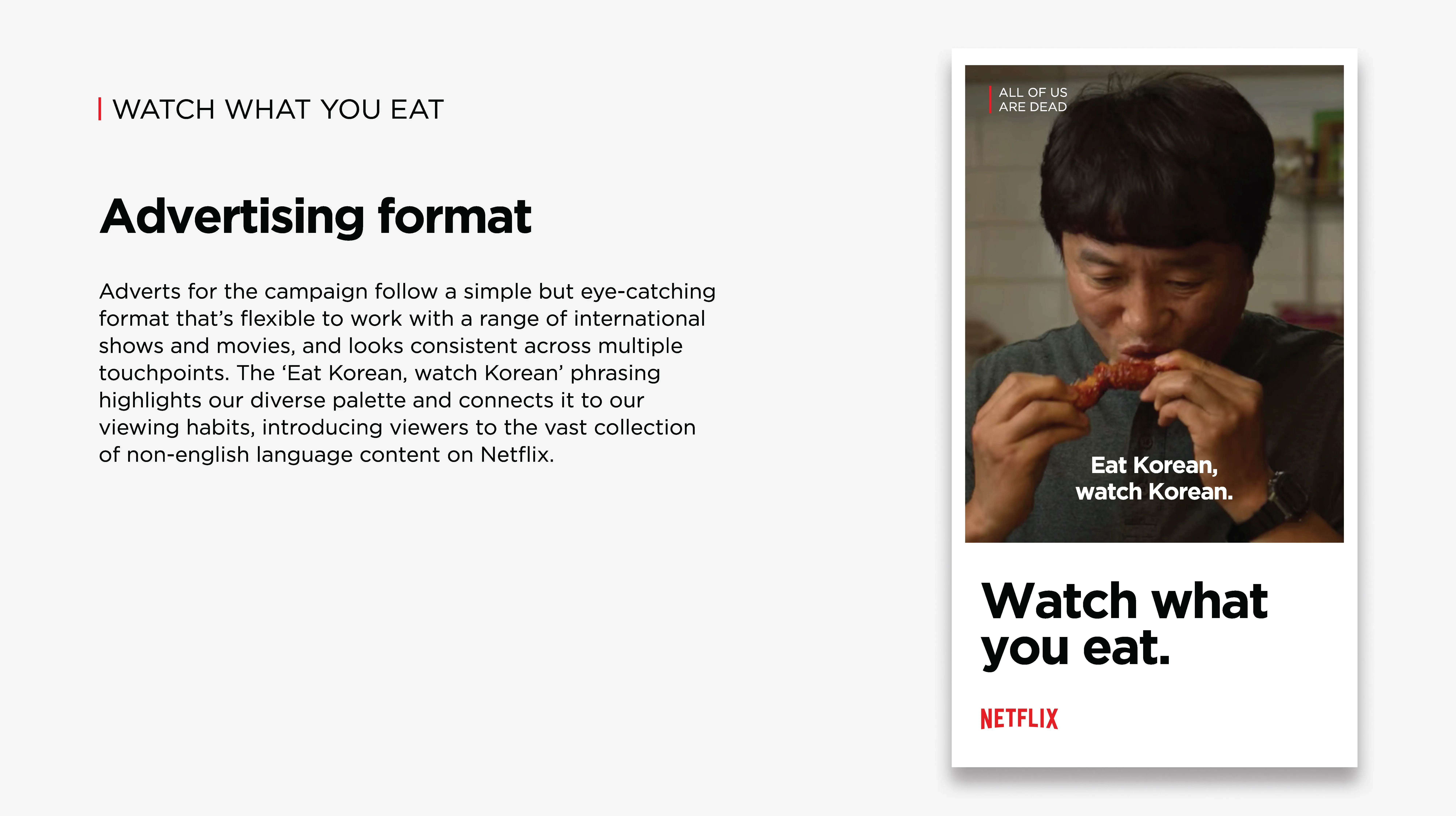 Watch What You Eat campaign